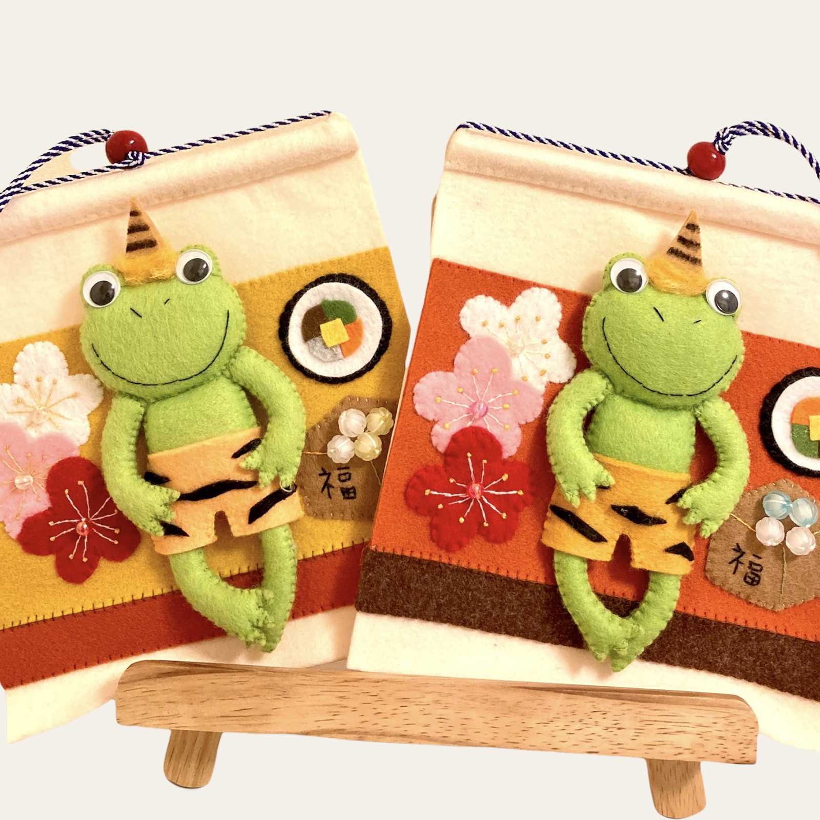 いばら♡セミオーダー節分飾り♡羊毛フェルト♪ハンドメイド☆ いばら様専用♡セミオーダー節分飾り♡羊毛フェルト♪ハンドメイド☆