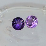 送料無料☆６ミリ 最高品質アメジスト ピアス　＠サージカルステンレス