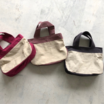 リネンウールの　　"マチたっぷりのお散歩BAG” ３色