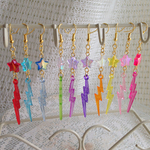 組み合わせ自由☆虹色お星さまピアス