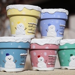 リメ鉢* SnowMan【2.5号】