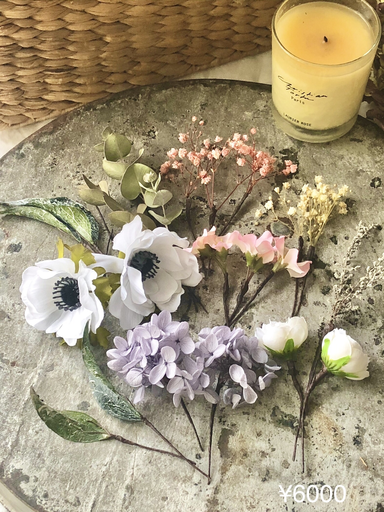 キングプロテアとパンパスグラス。ワイルドフラワーブーケ / 花束