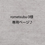 rometsubu-3様専用ページ♪