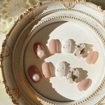 ピンクマグネット埋め尽くしネイル
