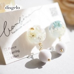 disgelo   /   雪解けの雪だるまピアス・イヤリング