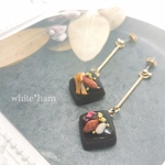 【現品限り】マンディアンチョコのピアス  ミニ