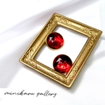 18.5㎜❤️red(2pcs)vintage buttons