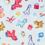 USAファブリック　Tossed Classic Toys Cream