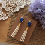 ロイヤルブルー♡アンティークピアス