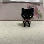 小さな黒猫ちゃん　モールアート　モールベア 