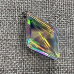 『多重虹』 ダブル青金（夕暮れの海色）　ひし形ペンダントトップ VD-661