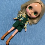 ブライス、リカちゃん用オールインワン、グリーン