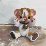 ハニーベア カスタム ミモザ ホワイト トラネコ とら猫 茶々 15
