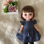 オーダー品☆ デニムの2段フリルワンピース