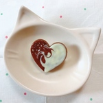 ☆送料無料☆ ハート チョコレート ブローチ ♥️🍫