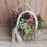 ･:*バスケットの寄せ植え･:*