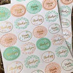 【6柄全36個⭐️】ラッピングサンキューシール⭐️キッズハンドメイド