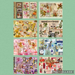 デザインペーパー【24】 / コラージュ/ A4 / 8種類40枚 / Mix