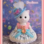 シルバニア★手作りハンドメイド★服★コットンキャンディワンピ2