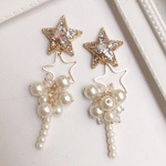 Jewel star☆シャラパールスティックピアス