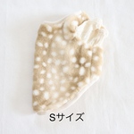 [犬服] Sサイズ 完成品 チワワ 冬服　　　　　　　　　バンビファー ニット パフスリーブ アラン風ニット　