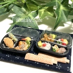 hand made  ミニチュア　ドールハウス　お弁当セット２