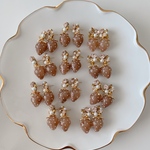 [earring] natural color いちごちゃん×スワロ naturalブラウン
