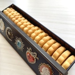 カルピスバターの塩バタークッキー缶(ビジュー缶)