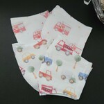 4枚セット子どもマスク(消防車と働く車)