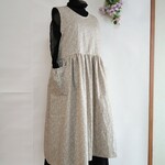 小花柄🌼ギャザーエプロン