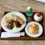 ミニチュア とろーりチーズハンバーグランチ