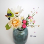 可愛く可憐に♪✿枯れないお手入れ不要な花NO.7-25