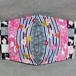【即納】【改良版】綿・サラシ◆桜・うさぎ和柄市松◆立体　インナー　布　カバー　マスク 