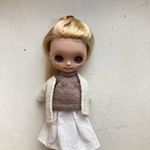 ノーカラーコート(白)