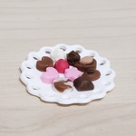 ミニチュアフード　一口チョコレート10個　1/6サイズ