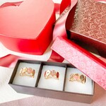 🍫chocolate ring ＜3点セット＞ No.143  【送料無料】【BOX付き】