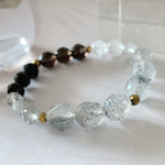 ✥ amulet ✥フィリフォームクリスタルインクォーツ　ナチュラルトパーズ　ジェット　スモーキークォーツ
