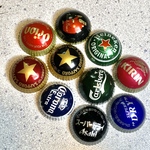 ビール王冠球体加工10個セット