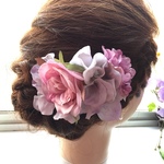 薔薇のゴージャス髪飾り