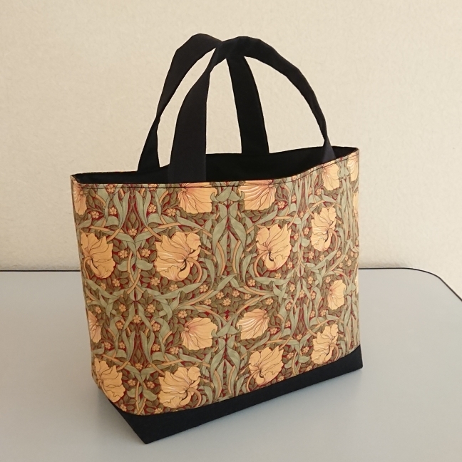 フリー出品①　ツイードシンプルトート　モリス&コー　ピンパーネル&フラワーズ フリー出品①ツイードシンプルトートモリス&コーピンパーネル