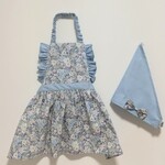 yuuk0707様専用♡三角巾＊花柄×パープル.ブルー