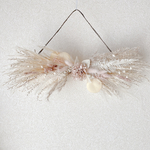 リボンスワッグ　beige pink  スワッグ　ドライフラワー
