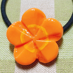 花型のにんじん🥕ヘアゴム