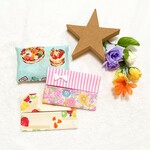 【３枚セット】女の子　ティッシュケース　スイーツ　フルーツサンド　花柄