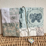 sale♡ミナペルホネンファブリックで作成しましたブックカバーです♡文庫本サイズ
