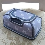 【monappetitさま専用】《オーダー品》ウェットティッシュケース *ワイプケース*ウエットティッシュ(木馬柄・グレー)