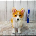羊毛フェルト　犬　ウェルシュ・コーギー 　コーギー　 犬フィギュア　