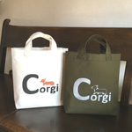 Corgiロゴ お散歩バッグ(帆布Bタイプ)