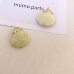 ◆2個セット◆レモンジェード　天然石　ハンドメイドパーツ