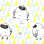 owl -オウル- (メガネフクロウ)＊ポストカードセット
